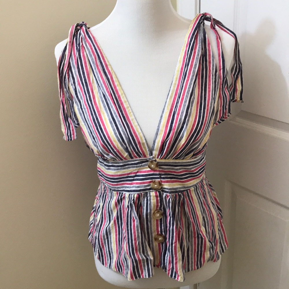 MOD Multi-Color Tank Button Down | L